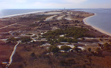 Westward view from Fire Island Lighthouse