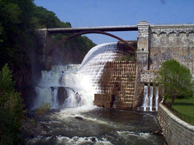 Spillway at New Croton Reservoir near Croton-On-Hudson, Westchester County, New York