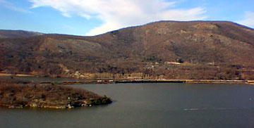 View of Bear Mountain and Hudson River