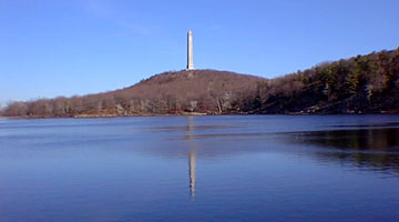 High Poinr monument and Lake Marria, New Jersey