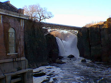 Great Falls of the Passaic River in Patterson, New Jersey