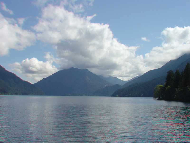 Lake Crescent and Mount Storm King