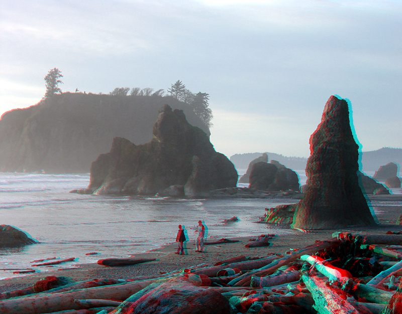 Sea stacks at Ruby Beach