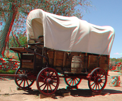 Covered Wagon at Pipe Spring National monument