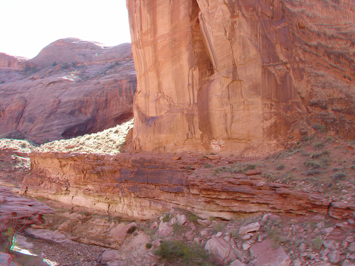 West base of Rainbow Bridge