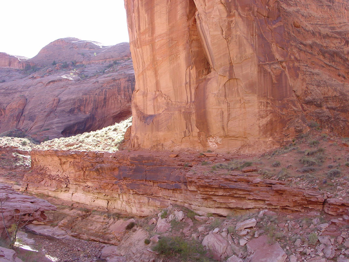 West base of Rainbow Bridge