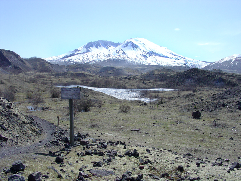 Mount St. Helens' debris field