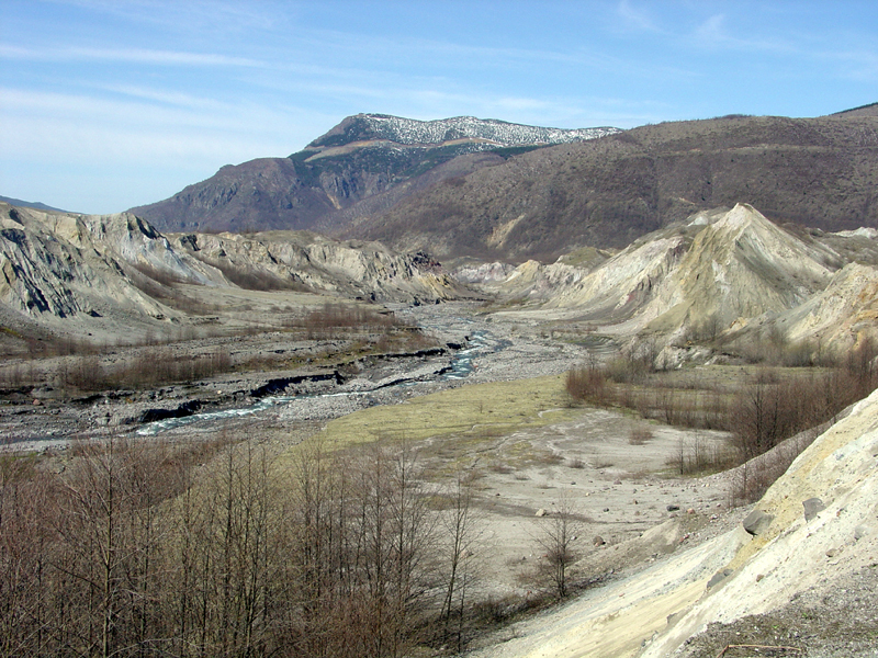 Toutle River badlands