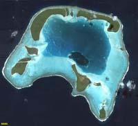 Atoll in the South Pacific