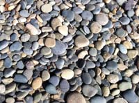 gravel on a beach
