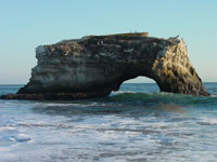 sea arch at Natural Bridges State Park, Santa Cruz