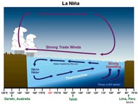 Equatorial thermocline during 