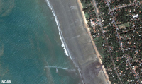 Drawback before arrival of 2004 tsunamis in Sri Lanka