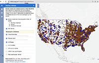 Active mines and mineral plants in the US: a searchable USGS map database.